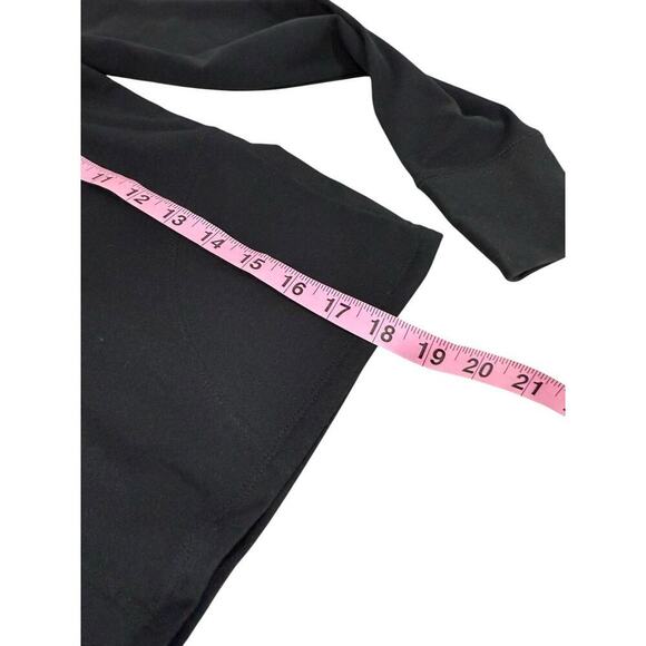 Abercrombie Kids Black Soft Half Zip Pullover Long Sleeve Active Top 9/10 New - Picture 7 of 7